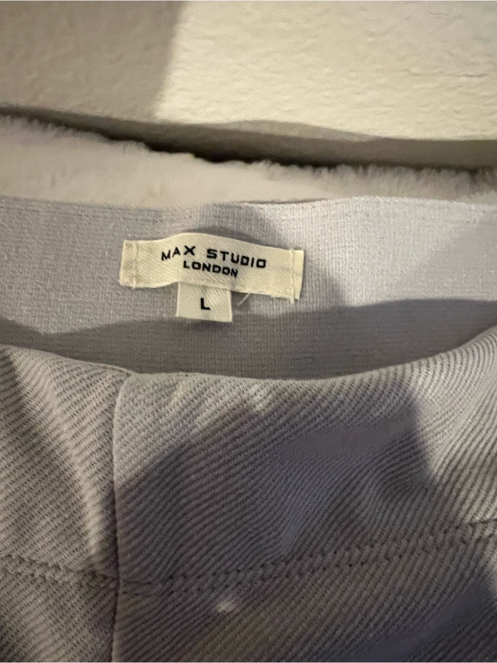 Max Studio Light Gray Knit Sleeveless Top and Pants Set - Picture 5 of 7